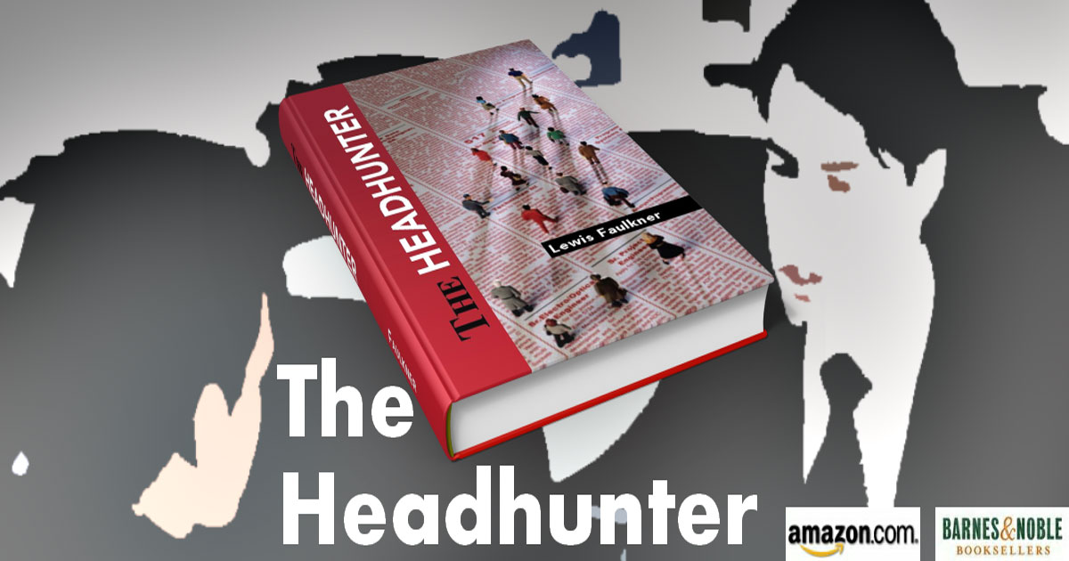 The Headhunter montage of aspects of the novel by Lewis Faulkner