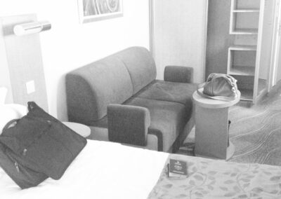 Image of room inside a cruise ship.