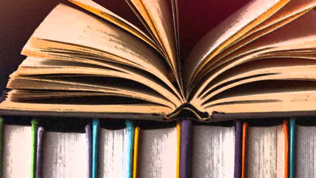 Image of stack of books.