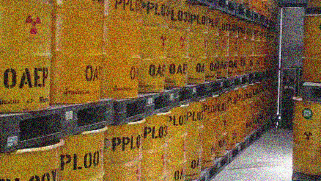 Photo of Nuclear Waste.