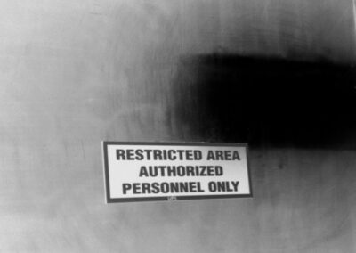 Photo of a Restricted area