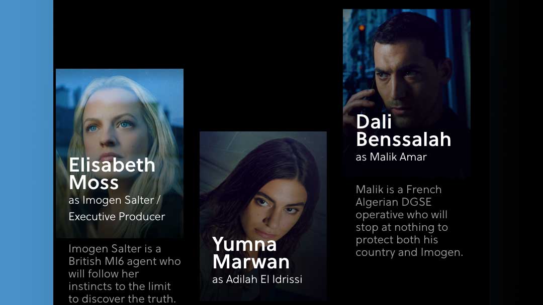 The cast from the TV Series ‘The Veil.'
