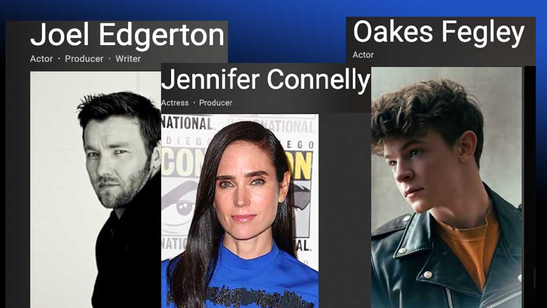 The 3 main characters from the TV Series 'Dark Matter' by Blake Crouch.