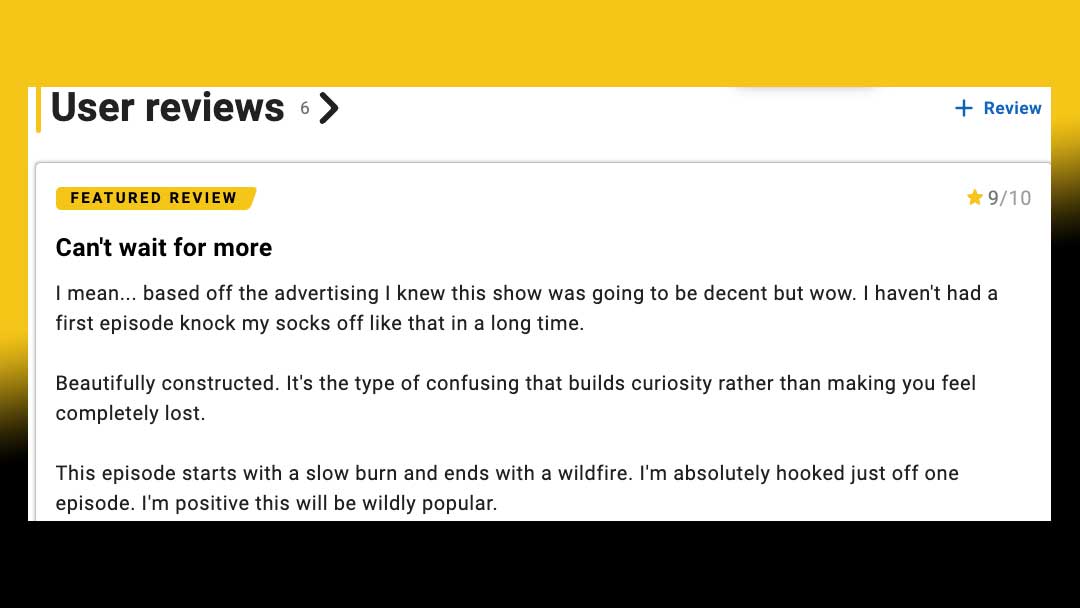 Reviews of the TV Series 'Dark Matter' by Blake Crouch.