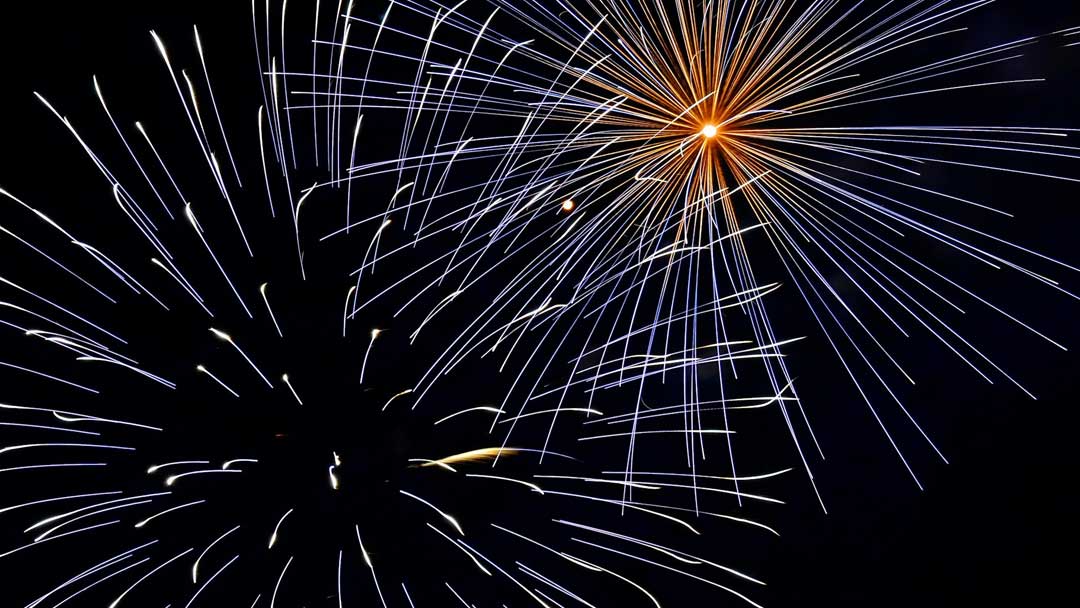 Photo of fireworks.