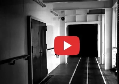 Image of a dark hallway.