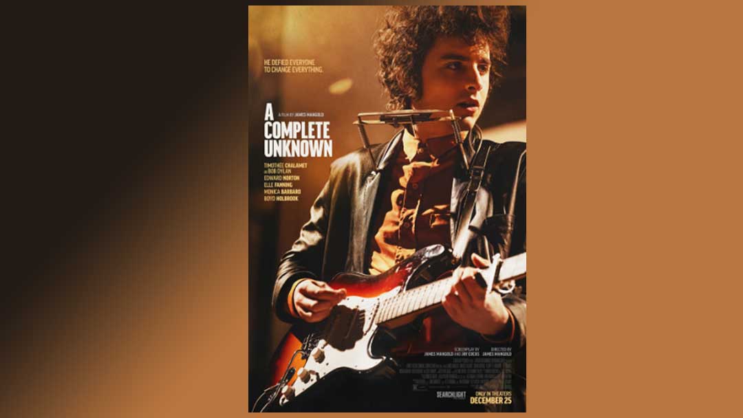 BD Montage of images from the movie "A Complete Unknown."