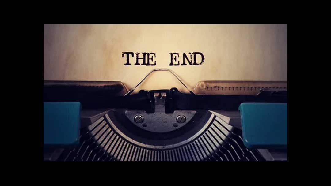 Image of a 'The End' at the end of a blog post.