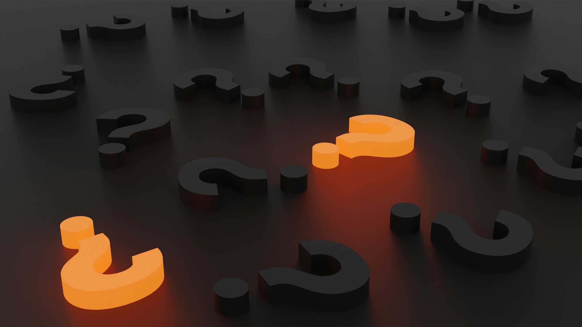 QuestionMarksJimenezNightWeMet Image of question marks.