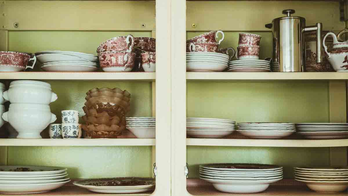 1950sCupboard Image of a 1950s cupboard.