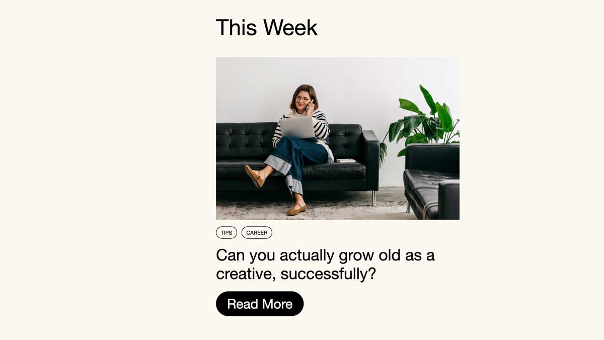 CBGrowOldCreativly01 Image for article: "Can you actually grow old as a creative, successfully," by Creative Boom