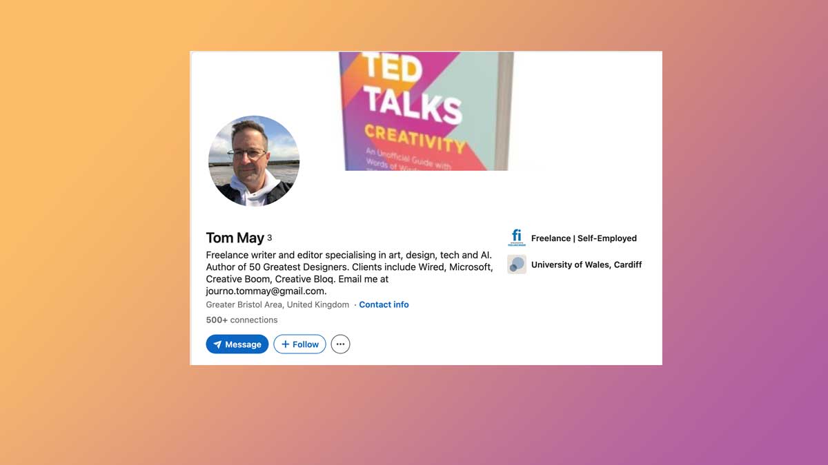 TomMay01 Linked In image of Tom May, author